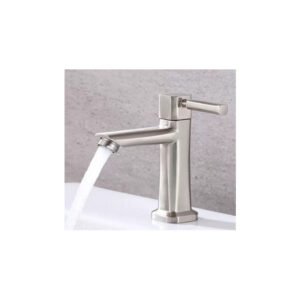 Zinc alloy single cold bathroom faucet frog bathroom